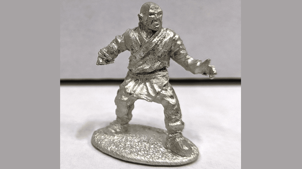 Mini: Brother Silence Pewter Miniature
