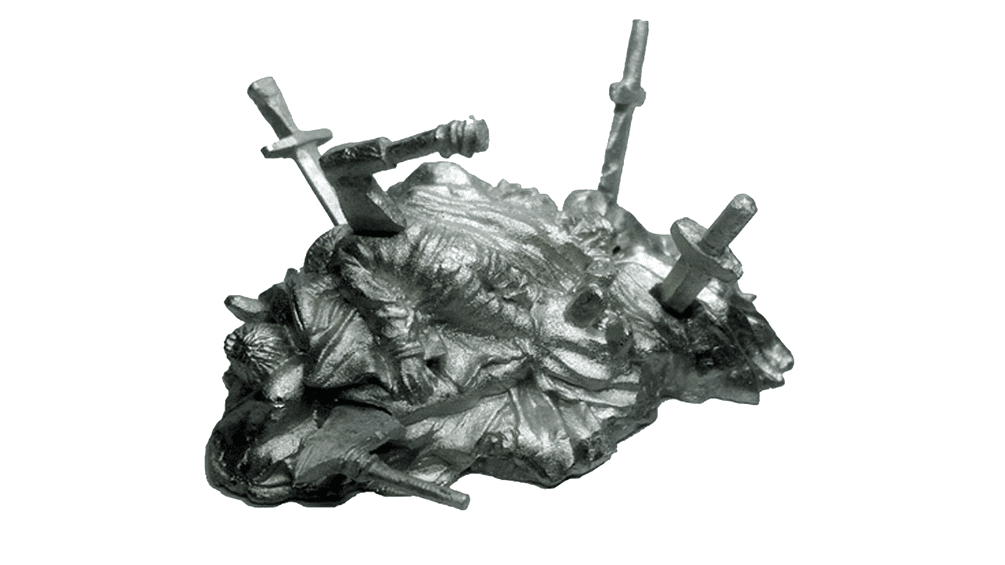 Mini: Mound of Dead Bards miniature (Pewter)