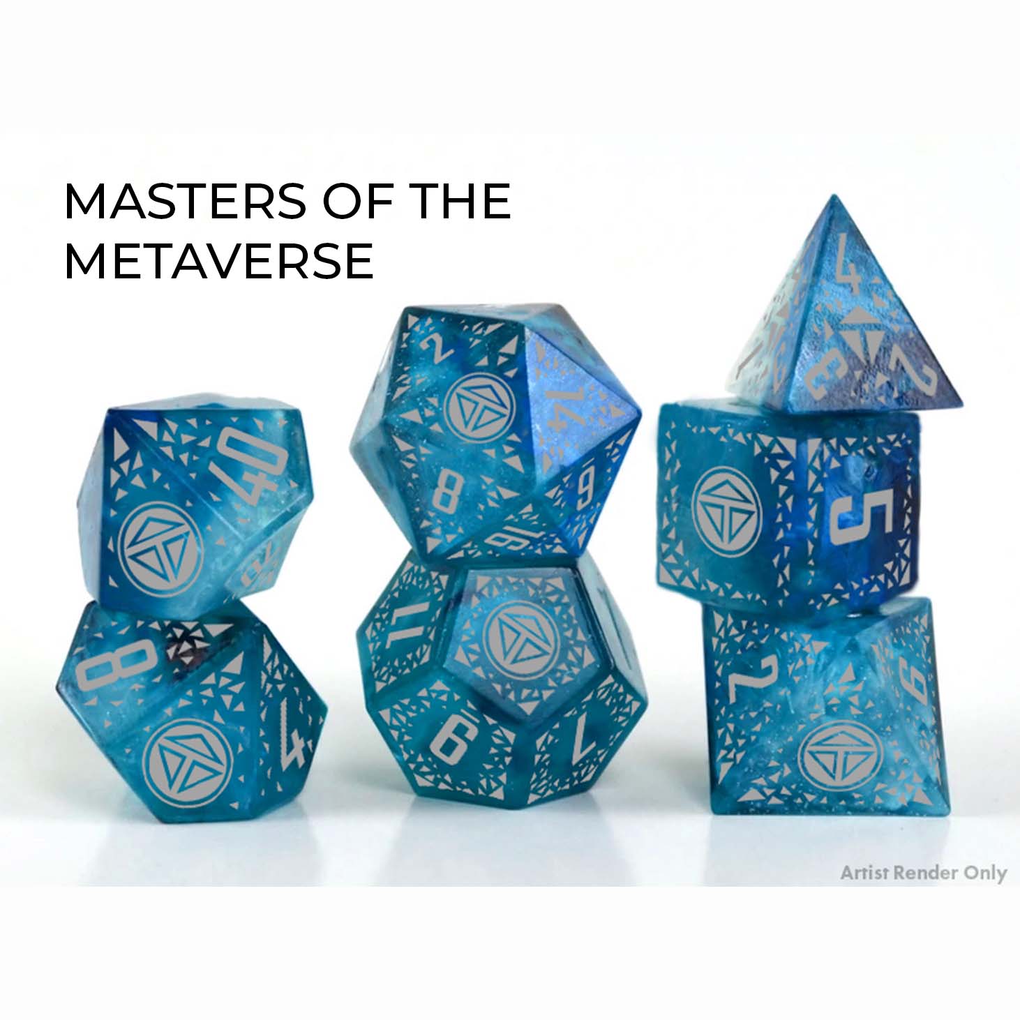 Dice: Metaverse set (Blue)