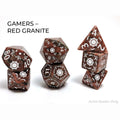 Dice: The Gamers set (Red Granite)