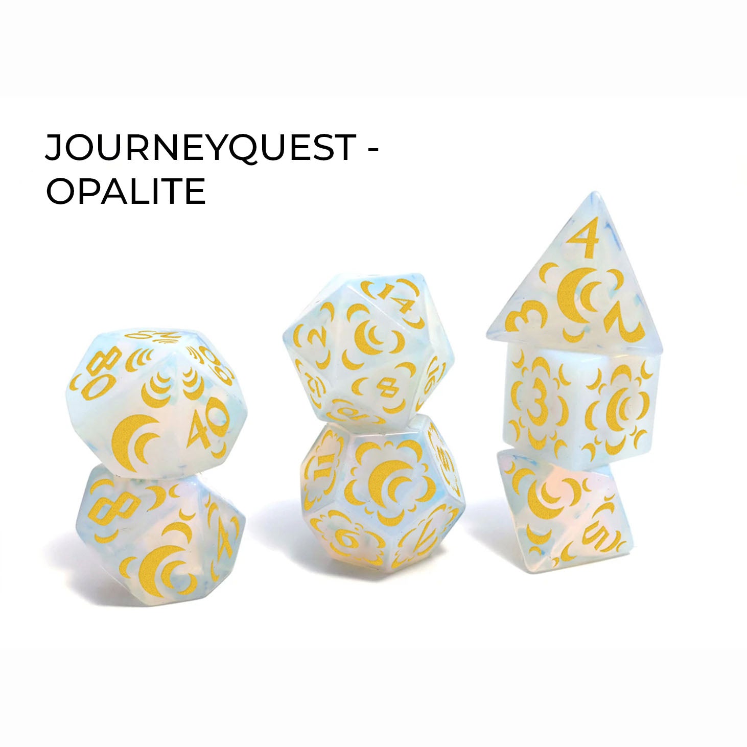 Dice: JourneyQuest set (Opalite)
