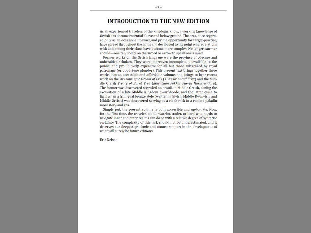 Orcish-English Dictionary 2nd Edition (PDF Download)