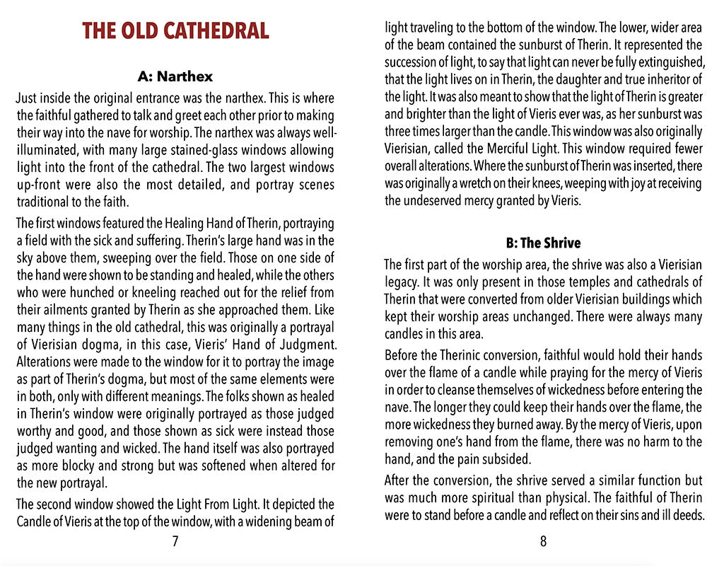 UDS Setting Map and Book: The Gamers - Temple of Theron