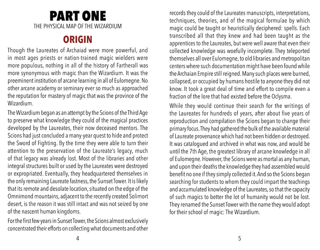 UDS Setting Map and Book: JourneyQuest - WIZARDIUM