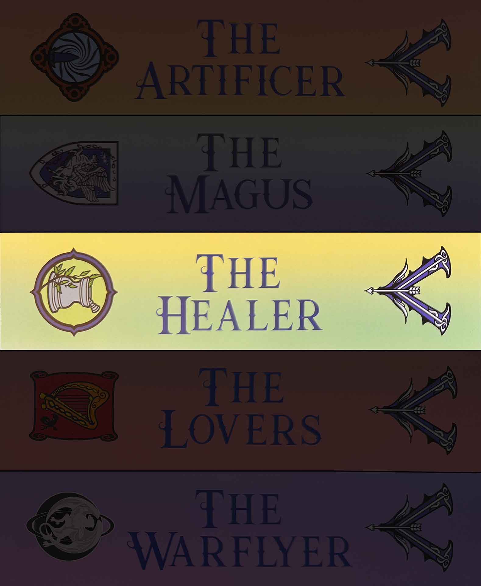 Valdemar - Bookmark – Healer, Green