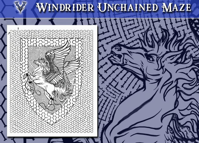 Valdemar - Maze Prints – Windrider & Hawkbrothers