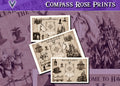 Valdemar - Compass Rose Placement Prints