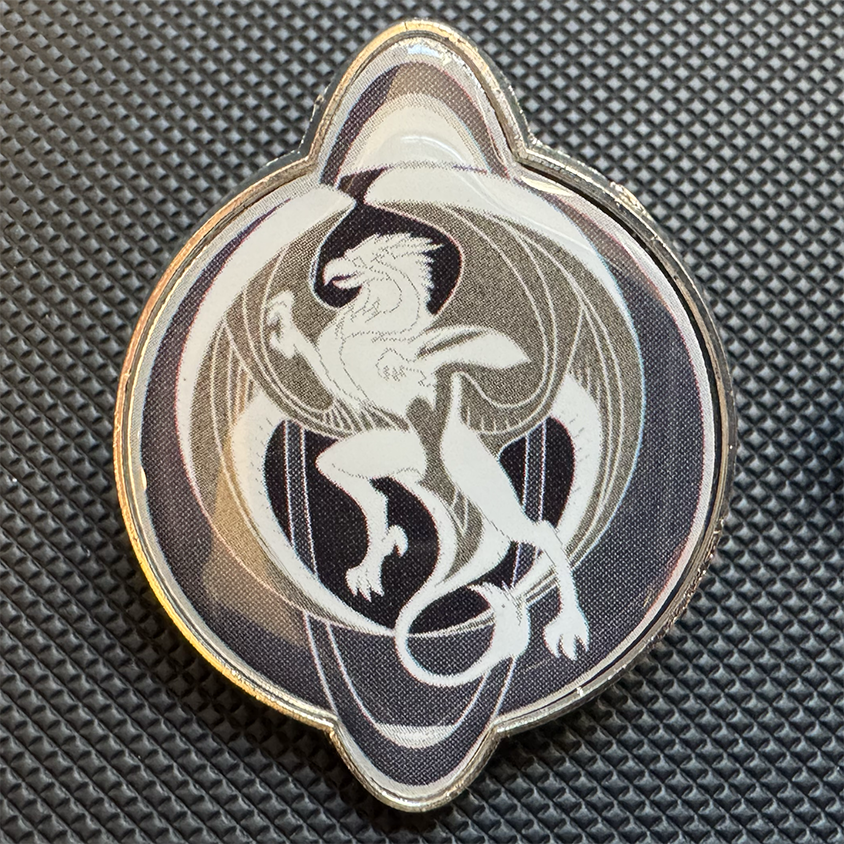 Valdemar - Enamel Pin – Gryphon, Purple