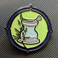 Valdemar - Enamel Pin – Healer, Green