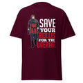 "Save Your Riddles For the Literate" (Glorion) Men's classic tee