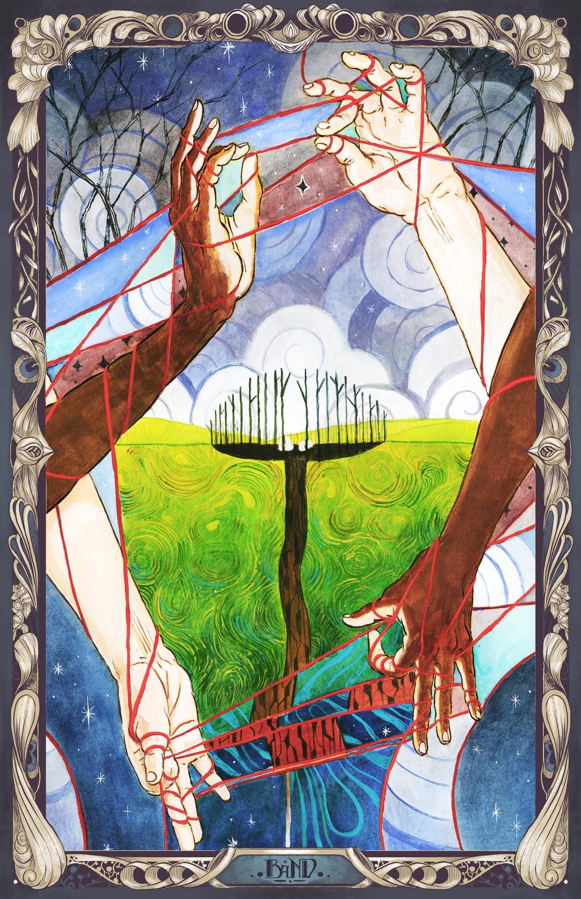 Rún Card - Bispell Deck (Cardstock)